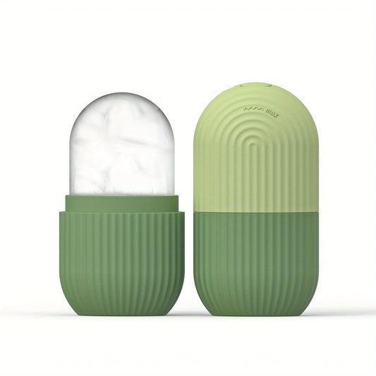 Silicone Ice Roller Face Massager — Reusable Cooling Facial Cube