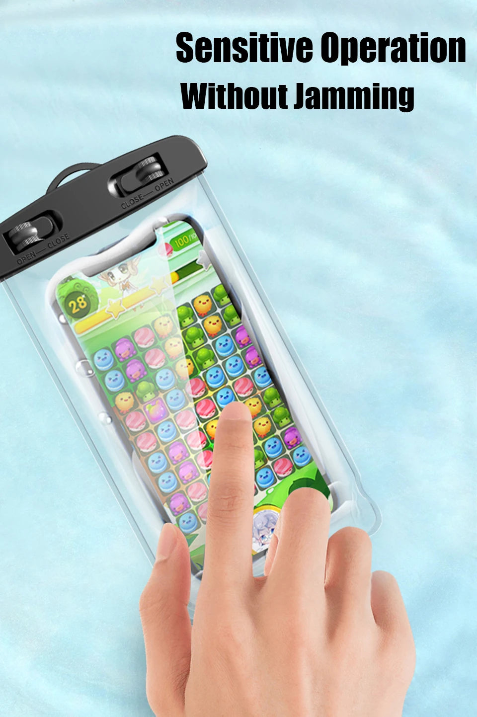 Waterproof Phone Pouch — IPX8 Universal Underwater Case with Lanyard